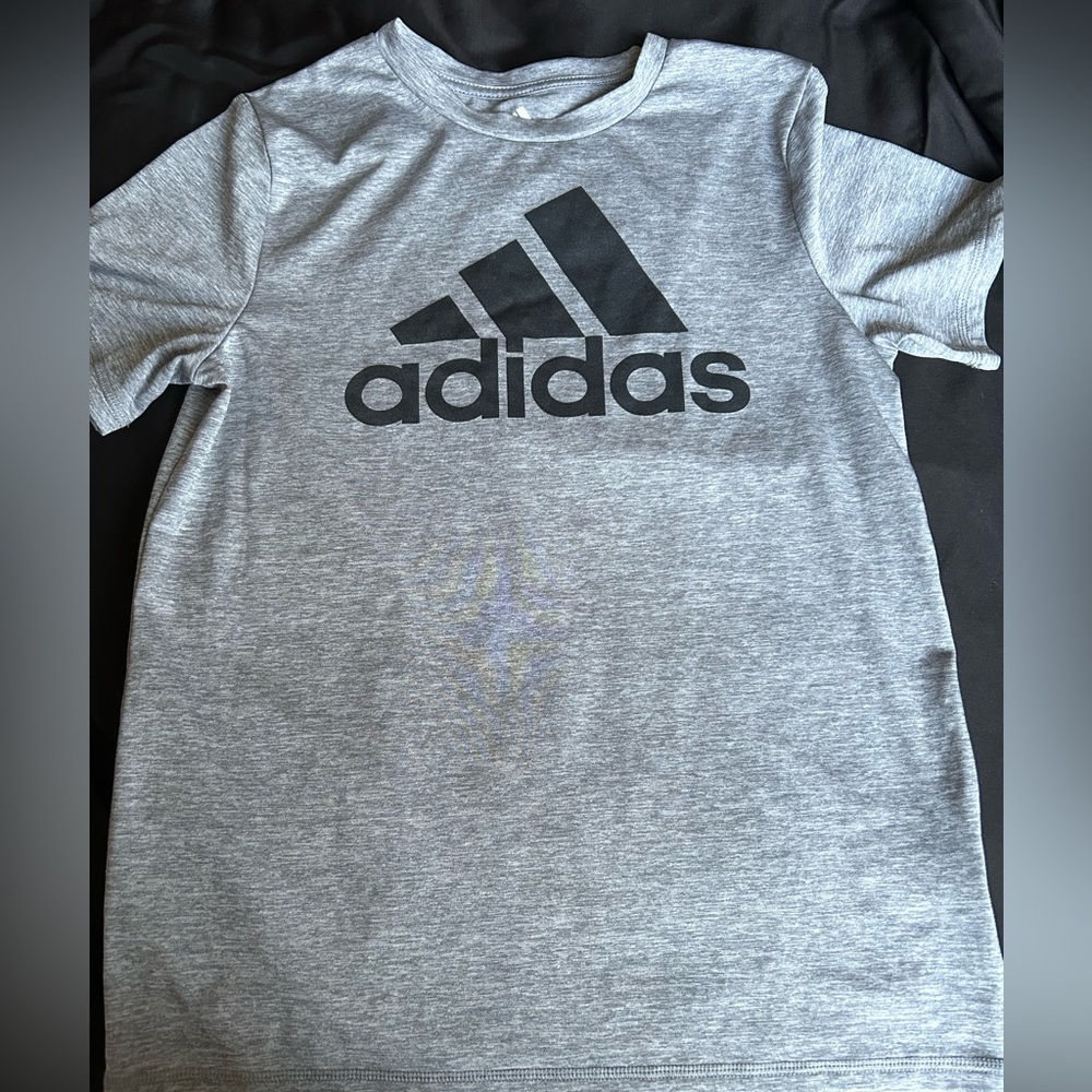 Grey adidas short sleeve